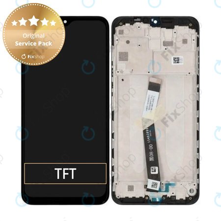 Xiaomi Redmi 9 - Ecran LCD + Sticlă Tactilă + Ramă (Carbon Grey) - 5600050J1900 Genuine Service Pack