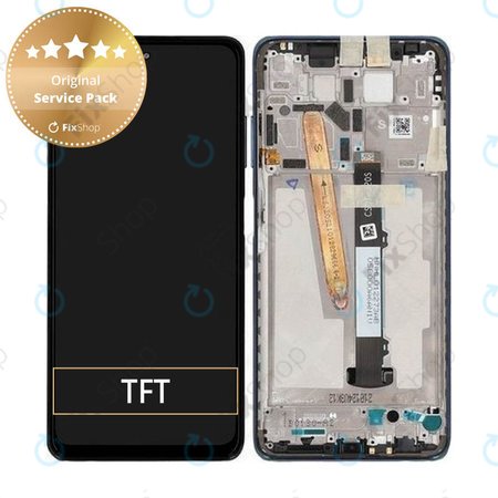 Xiaomi Poco X3 Pro - Ecran LCD + Sticla Tactilă + Ramă (Blue) - 560003J20S00 Genuine Service Pack