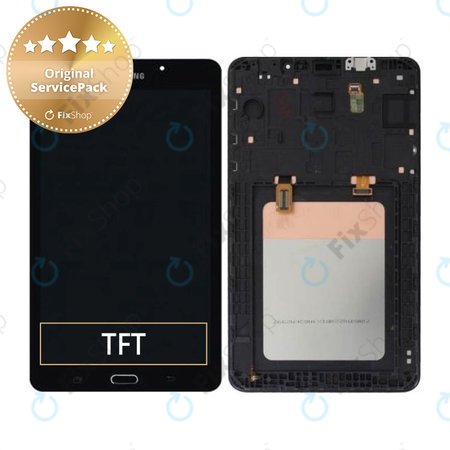 Samsung Galaxy Tab A 7.0 T280 (2016) - Ecran LCD + Sticlă Tactilă + Ramă (Black) - GH97-18734A Genuine Service Pack