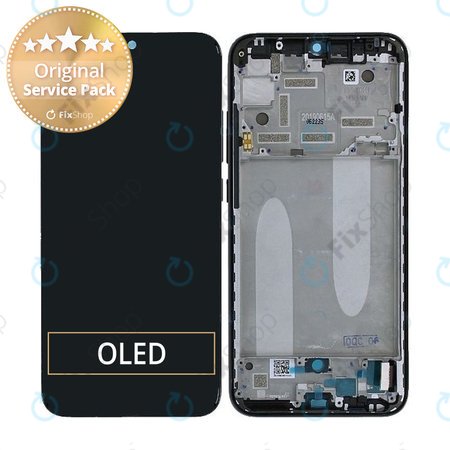 Xiaomi Mi A3 - Ecran LCD + Sticlă Tactilă + Ramă (Black) - 5606101260B6 Genuine Service Pack