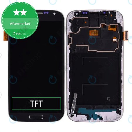 Samsung Galaxy S4 Mini Value I915i - Ecran LCD + Sticlă Tactilă + Ramă (Black Mist) TFT