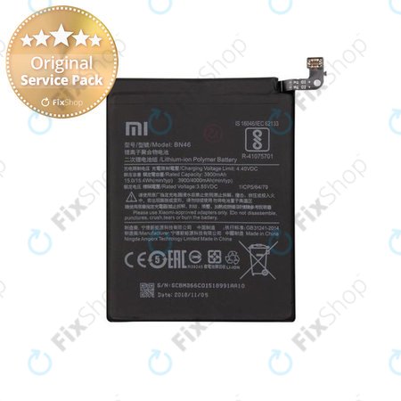 Xiaomi Redmi Note 8T, Redmi Note 6 Pro, Redmi 7, Redmi 8A - Baterie BN46 4000mAh - 46BN46A090H8 Genuine Service Pack