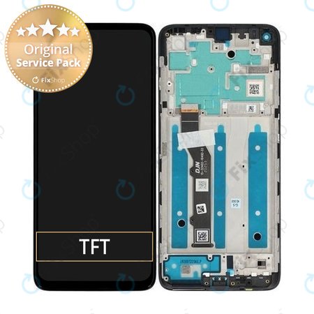 Motorola Moto G9 Plus - Ecran LCD + Sticlă Tactilă + Ramă (Black) - 5D68C17281 Genuine Service Pack