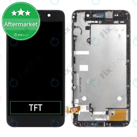 Huawei Y6 - Ecran LCD + Sticlă Tactilă + Ramă (Black) TFT