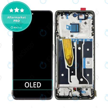 Realme 11 Pro + RMX3740 RMX3741 - Ecran LCD + Sticlă Tactilă + Ramă (Astral Black) OLED