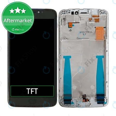 Motorola Moto E4 Plus XT1771 - Ecran LCD + Sticlă Tactilă + Ramă (Gray) TFT