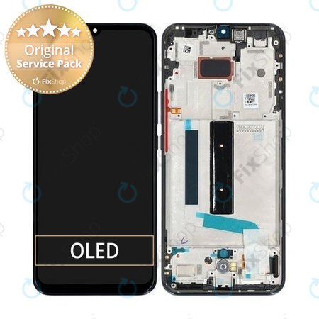 Xiaomi Mi 10 Lite - Ecran LCD + Sticlă Tactilă + Ramă (Cosmic Grey) - 56000400J900 Genuine Service Pack