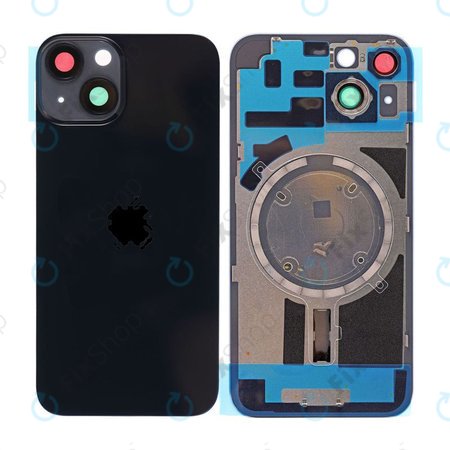 Apple iPhone 14 - Sticlă pentru carcasa din spate cu piese mici (Midnight)