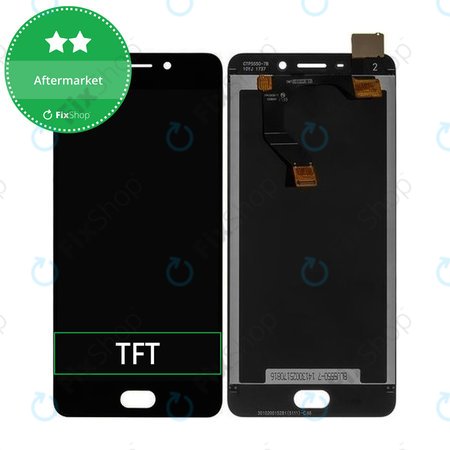 Meizu M6 Note - Ecran LCD + Sticlă Tactilă + Ramă (Black) TFT