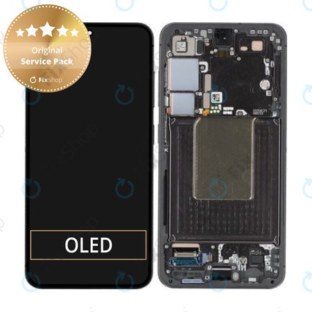 Samsung Galaxy S24 S921B - Ecran LCD + Sticlă Tactilă + Ramă (Onyx Black) - GH82-33287A Genuine Service Pack