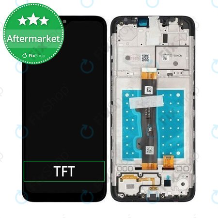 Motorola Moto E7 XT2095 - Ecran LCD + Sticlă Tactilă + Ramă (Mineral Gray) TFT