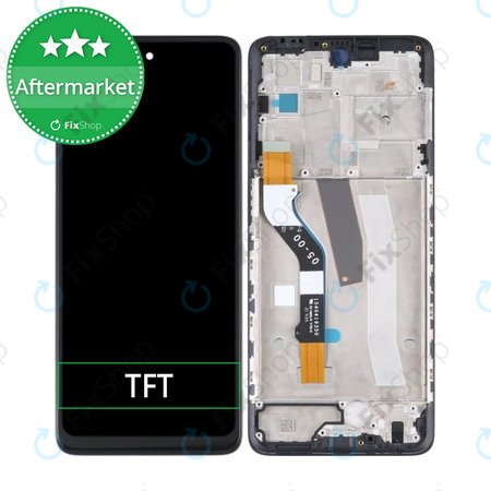 Motorola Moto G51 XT2171 - Ecran LCD + Sticlă Tactilă + Ramă (Black) TFT