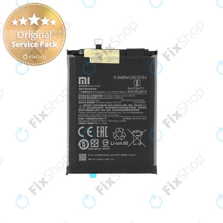 Xiaomi Redmi 9, Note 9 - Baterie BN54 5020mAh - 460200001J1G, 460200003P1G Genuine Service Pack