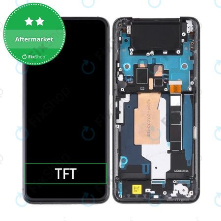 Asus Zenfone 7 Pro ZS671KS - Ecran LCD + Sticlă Tactilă + Ramă (Aurora Black) TFT