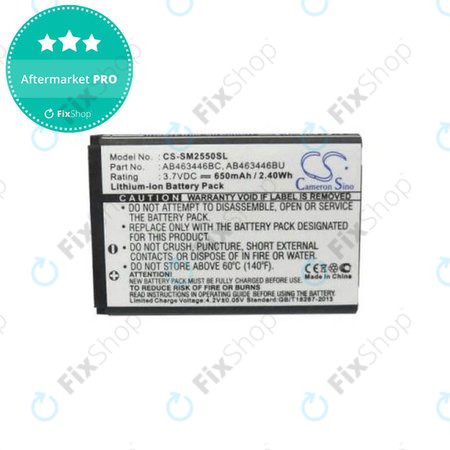 Samsung C3300 - Baterie AB463446BC, AB463446BU 650mAh HQ