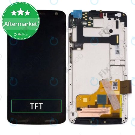 Motorola Moto X Force XT1581 - Ecran LCD + Sticlă Tactilă + Ramă (Black) TFT