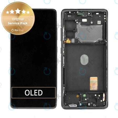 Samsung Galaxy S20 FE G780F - Ecran LCD + Sticlă Tactilă + Ramă (Cloud Navy) - GH82-24220A, GH82-24219A, GH82-31328A, GH82-31329A, GH82-31321A Genuine Service Pack