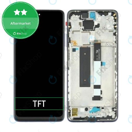 Xiaomi Redmi Note 9 Pro 5G M2007J17C - Ecran LCD + Sticlă Tactilă + Ramă (Black) TFT