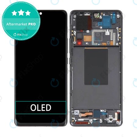 Xiaomi 12 Pro 2201122C 2201122G - Ecran LCD + Sticlă Tactilă + Ramă (Black) OLED