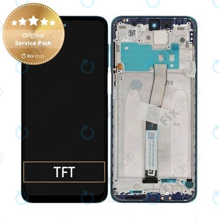 Xiaomi Redmi Note 9 Pro - Ecran LCD + Sticlă Tactilă + Ramă (Aurora Blue) - 560005J6B200 Genuine Service Pack