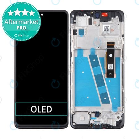 Motorola Moto G72 XT2255 - Ecran LCD + Sticlă Tactilă + Ramă (Meteorite Gray) OLED