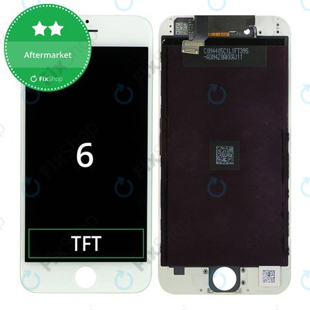 Apple iPhone 6 - Ecran LCD + Sticlă Tactilă + Ramă (White) TFT