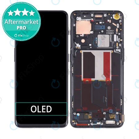 OnePlus 10 Pro NE2210 NE221 - Ecran LCD + Sticlă Tactilă + Ramă (Volcanic Black) OLED