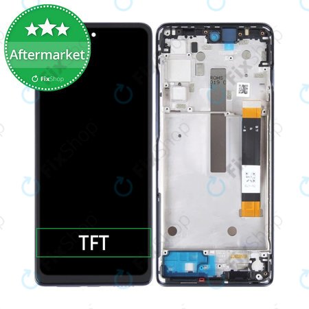 Motorola Moto G200 XT2175 - Ecran LCD + Sticlă Tactilă + Ramă (Black) TFT