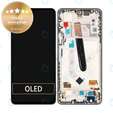 Xiaomi Poco F3 - Ecran LCD + Sticla Tactilă + Ramă (Blue) - 560004K11A00 Genuine Service Pack