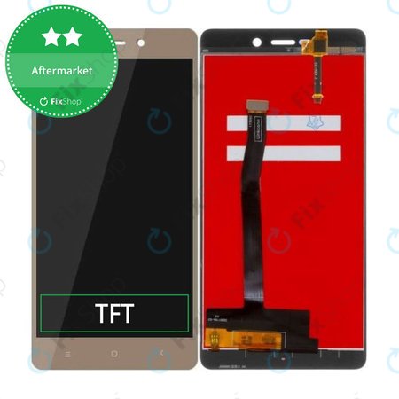 Xiaomi Redmi 3, Redmi 3S, Redmi 3 Pro - Ecran LCD + Sticlă Tactilă (Gold) TFT