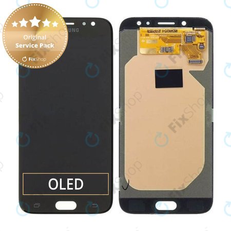 Samsung Galaxy J7 J730F (2017) - Ecran LCD + Sticlă Tactilă (Black) - GH97-20736A, GH97-20801A Genuine Service Pack