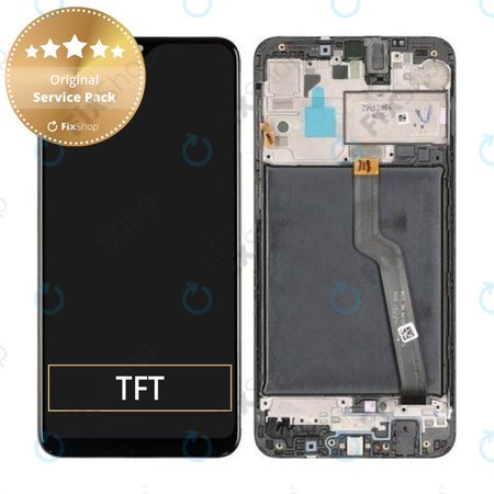 Samsung Galaxy A10 A105F, M10 M105F - Ecran LCD + Sticlă Tactilă + Ramă (Black) - GH82-20227A, GH82-20322A Genuine Service Pack