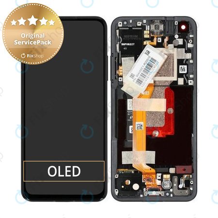 Asus Zenfone 9 AI2202 - Ecran LCD + Sticlă Tactilă + Ramă (Midnight Black) - 90AI00C1-R20010 Genuine Service Pack